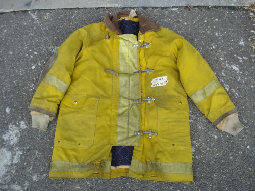 44x33 Jacket Coat Firefighter Turnout Bunker Gear Body Guard by LION.......J56