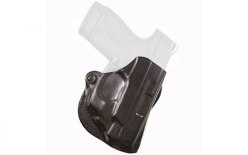 Lot 3 desantis 019 mini scabbard belt holster rh blk s&amp;w shield leather 019bah9z for sale