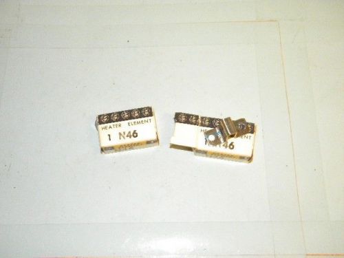 New! Lot of 2 Allen Bradley N46 Heater Elements