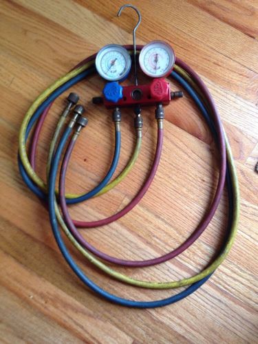 MAC TOOLS REFRIGERANT GAUGES AND HOSES USED