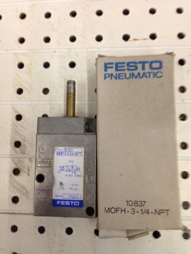 Festo 10837 Mofu 3 1/4 Valve