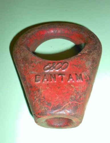 Vintage esco bantam eye / wire rope, cable logging, rigging, choker, bell eye for sale