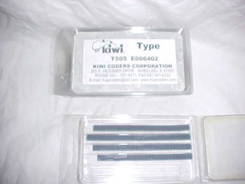 New Kiwi Type Sets T505 E006402 Series 1100 Coder Coders