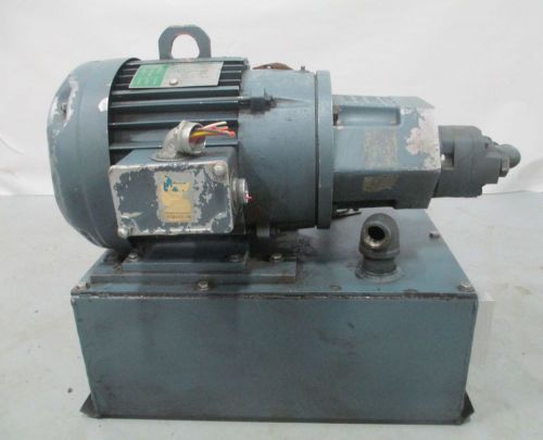 DELTA POWER 7.5HP 230/460V-AC 10GAL RESERVIOR HYDRAULIC PUMP D267197