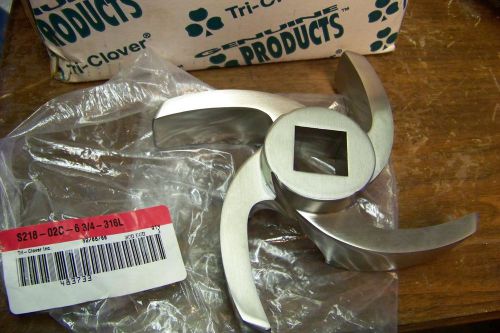 nos tri-clover alfa laval s218-02c-6 3/4-316L impeller