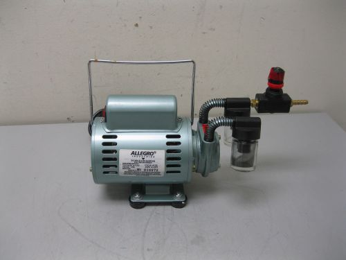 Allegro 9803-88 Rotary Vane Sampling Pump 115 VAC 1-Phase H8 (1604)