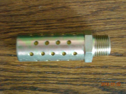 INGERSOLL-RAND/ARO 1&#034; AIR Pump Muffler,  Material Carbon Steel,3/8NPT #93110