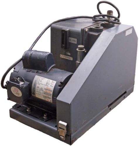 Welch 1402 DuoSeal Rotary Vane Vacuum Pump w/Franklin 1/2HP 1725RPM Motor