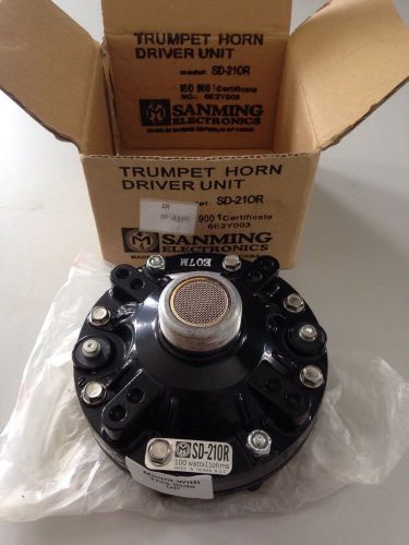 Trumpet Horn Driver Unit SD-210R Whelen Sanming Siren Driver NEW ! 100 Watt