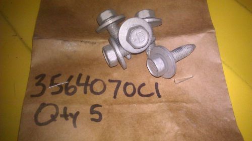 GENUINE INTERNATIONAL NAVISTAR OEM BOLT 3564070C1 - 5 PACK