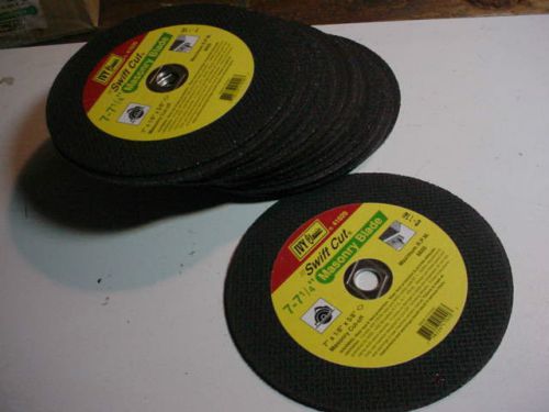 100 NEW 7&#034; X 1/8&#034; X5/8&#034; CUT-OFF-WHEELS  MASONRY, SWIFT CUT