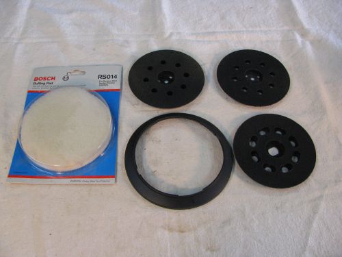 Bosch 5&#034; Hook &amp; Loop sanding pads w/ Polishing Pad