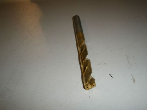 10mm Dia x 5 1/2&#034; Long Coolant Thru Nitride HSS Drill