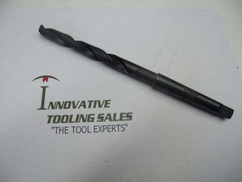 13/32 Jobber Length #1 Morse Taper  HSS Drill GP Black Oxide USA Brand 1pc