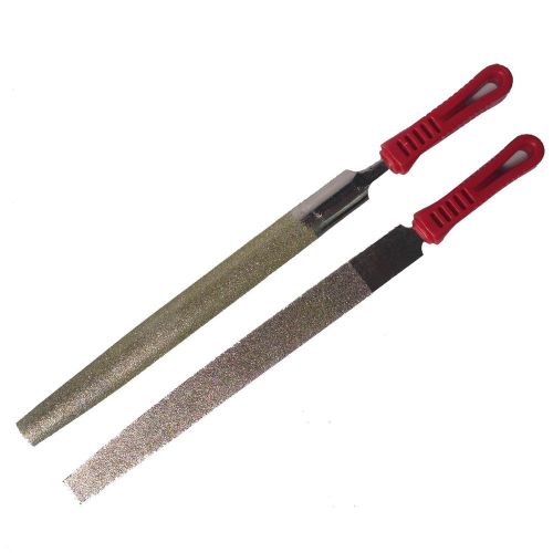 10&#034; inch 250mm long Diamond Coated HALF ROUND File Grit 46 fine