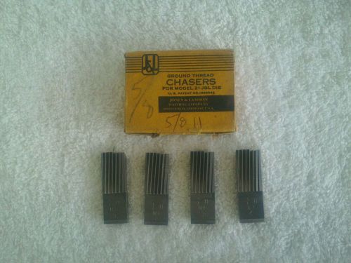 Jones &amp; Lamson Threads Chasers 5/8 x 11 NC for model 21 J&amp;L Die