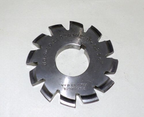 INVOLUTE Gear Cutter NO.8-10P. 12 TO 13T 216&#034; B&amp;S 1-inch Bore