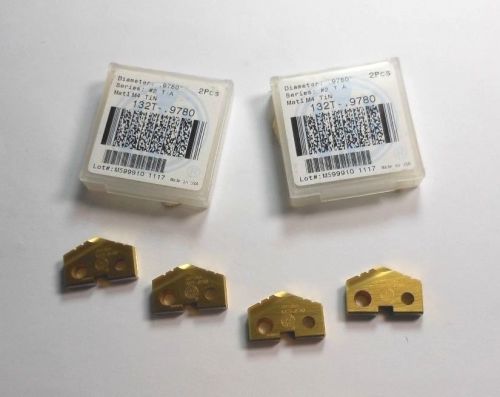 AMEC Drill Inserts 0.9780&#034; #2 T-A M4 TiN 132T-.9780 Qty 4 &lt;591&gt;