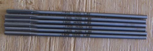 (6) New Lavallee &amp; Ide HSS Straight Flute Chucking Reamer - 0.1905&#034; Diameter