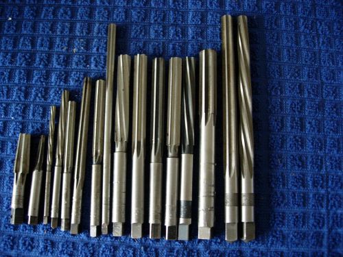 Machine tools lot Cutting Reamers  SQUARE END High Speed USA