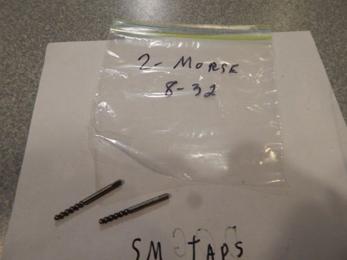 Morse Threading Taps lot os 2 pcs 8-32