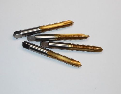 Greenfield spiral point plug taps 5/16-18 h2 2fl hss tin qty 4 &lt;z58&gt; for sale