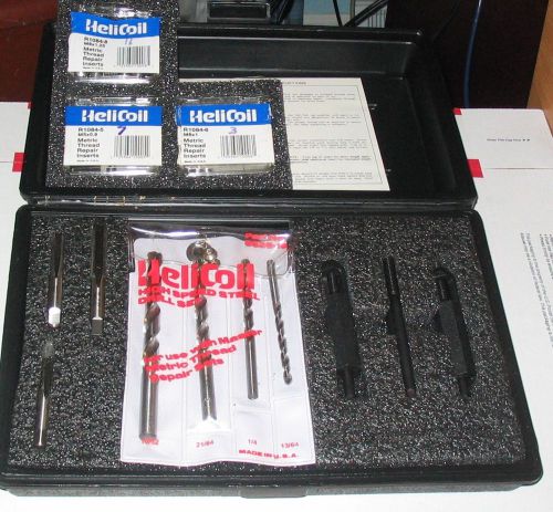 USED HELI-COIL MASTER METRIC THREAD REPAIR KIT, NO.4937-150