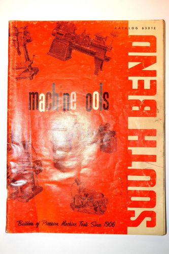 Southbend machine tools catalog 1963 #rr390 lathe shaper milling machine grinder for sale