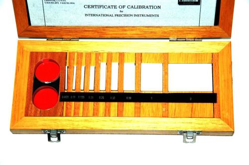 Fowler 53-684-003 Calibration Set with Ceramic Blocks and Optical Flats