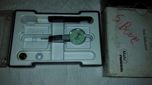 Mahr federal dial test indicator mahr test  .0001&#034;  with case and accessories for sale