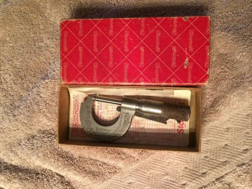 MACHINIST/TOOLMAKER TOOLS--STARRETT MICROMETER