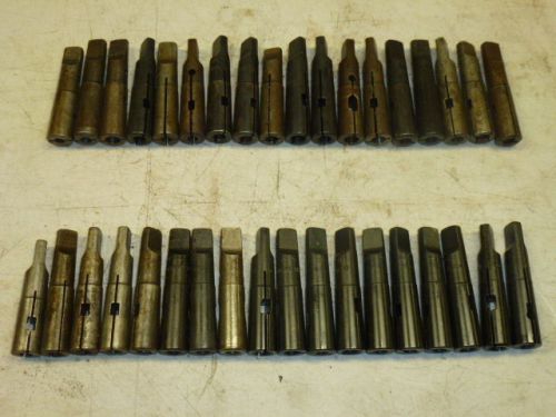 LOT of (36) S-J SCULLY JONES ASSORTED SPLIT TOOL HOLDERS 2MT