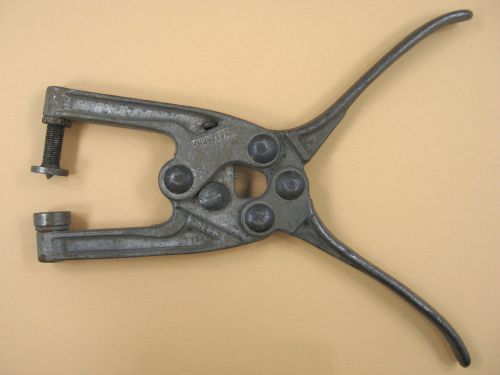Vintage knu-vise p-1000 forged steel plier clamp usa for sale