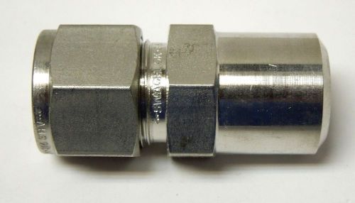 SWAGELOK SS-810-1-8W MALE CONNECTOR 1/2&#034; TUBE X 1/2&#034; BUTT WELD 316SS &lt;MC810-1-8W