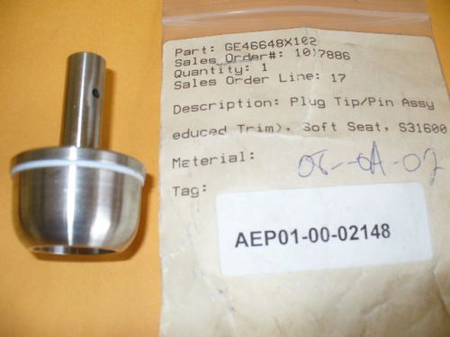 Fisher parts, Plug Tip/Pin Assy. P/N GE46648X102.