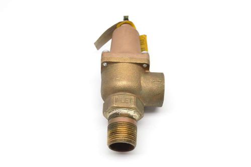 WATTS 174A M1 2 055 000 BTU 75PSI 1 IN NPT BRONZE RELIEF VALVE B448817