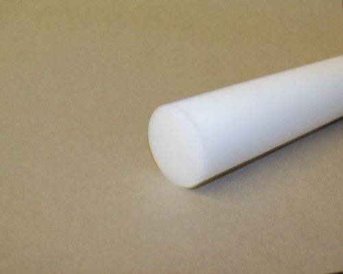 Delrin/acetal rod white 1/2&#034; diameter 6&#034; long for sale