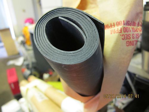 1/16” x 36” Long x 36” Wide Military Grade Neoprene Rubber Sheet