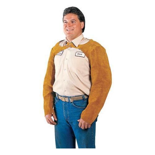 Tillman 5200 23&#034; premium bourbon brown side split cowhide welding sleeves for sale