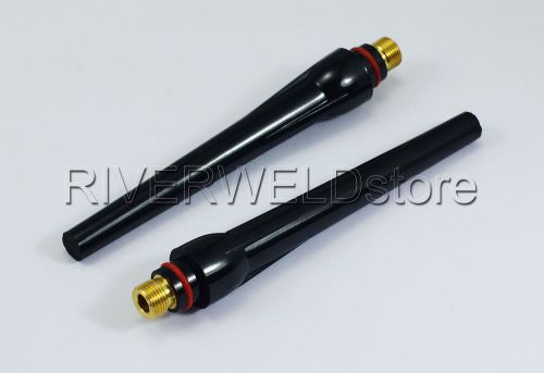 Tig long back cap 57y02 fit tig welding torch sr db pta wp 17 18 26 series 2pk for sale