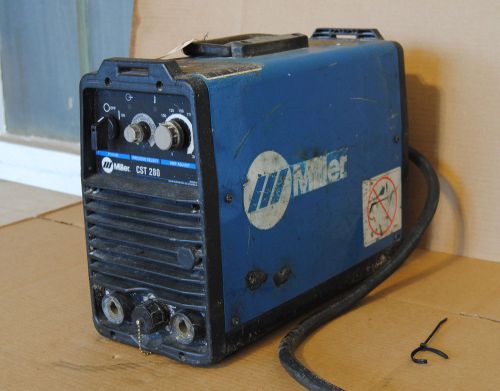 Miller CST280 TIG and stick welder 1/3 phase portable multi process inverter