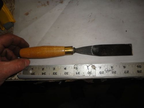 MACHINIST LATHE Henry Taylor Vintage Wood Carving Gouge Chisel p