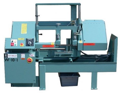 New wf wells twin column w-10 manual horizontal band saw 5,000 lb capacity for sale