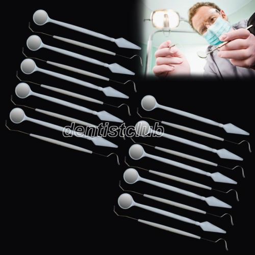 Sales!40pcs BASIC DENTAL Disposable SURGERY KIT 2pcs Mirror &amp; Explorer Probe