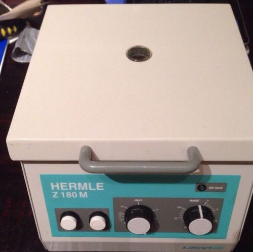 HERMLE Labnet Centrifuge Microfuge Z180M w/Rotor Head for 8 PCR strips