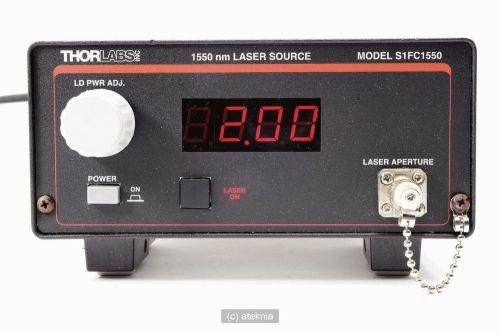 Thorlabs s1fc1550 fiber coupled fabry-perot adjustable benchtop laser source for sale