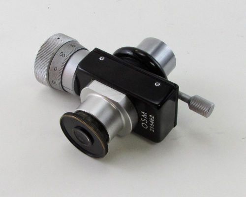 Olympus Model OSM Microscope Filar Micrometer R10X Eyepiece