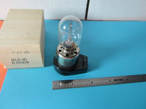 LAMP NIKON JAPAN MLS-30 6V 30W  MICROSCOPE ILLUMINATOR BIN#B7-17