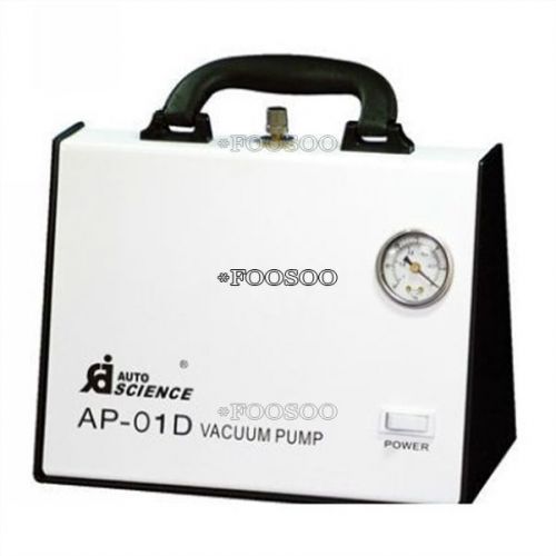 NEW HANDHELD LAB OIL FREE DIAPHRAGM VACUUM PUMP AP-01D 8L/M PRESSURE ADJUSTABLE