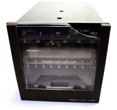 TABAI ESPEC EL-40010 PAPER RECORDING CHART 220VAC RECORDER OVEN CHAMBER